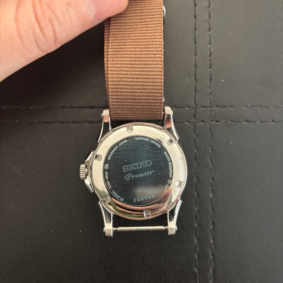 Seiko Premier Kinetic Perpetual - Calibre 7D56 - Men's Watch - Picture 7 of 7